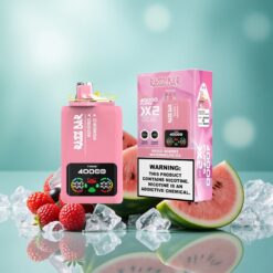 Razz Bar 40000 Puffs Tek Kullanımlık Vape Karışık Meyveler_Karpuz Buz ve 1.0Ohm 2 Mesh Coil