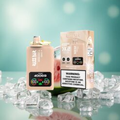 Razz Bar 40000 Puffs Tek Kullanımlık Vape Karpuz Buz_Kola Buz ve Güç Ekran Göstergesi