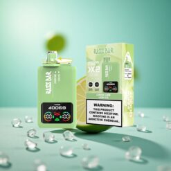 Razz Bar 40000 Puffs Tek Kullanımlık Vape Limon Lime_Lush Buz ve 40.000 Puffs Güç Ekranlı