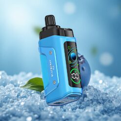 Razz Bar 45000 Puffs Blueberry Ice Aromalı Mesh Coil ve Ayarlanabilir Hava Akışlı Tek Kullanımlık Vape