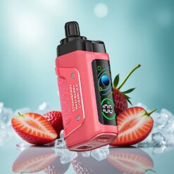 Razz Bar 45000 Puffs Çileki Vişne Buz Tek Kullanımlık Vape Tip-C Şarj Edilebilir