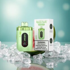 Razz Bar 50K Puffs Nargile Su Karpuzu Buz Tip-C Şarjlı