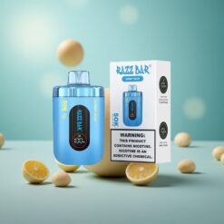 Razz Bar 50K Puffs Şeftali Aromalı Tek Kullanımlık Vape Tip-C Şarj Edilebilir