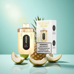Razz Bar 50K Puffs Tek Kullanımlık Vape Ananas Hindistan Cevizi ve Çilekli, Tip-C Şarj Edilebilir, 650 Mah Pil