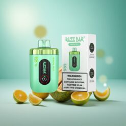Razz Bar 50K Puffs Tek Kullanımlık Vape Tropikal Meyve ve 1.0 Ohm Mesh Coil