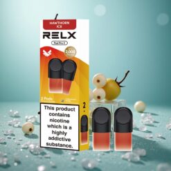 RELX Pod Pro 2 600 Puffs Alıç Buzu Nikotin: %1,8, 1,9ml Pod, 3 Voltaj Modu