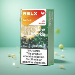 RELX Pod Pro 2 600 Puffs Lime Sparkle (Yeşil Limon) 1.9ml Nikotin:%3