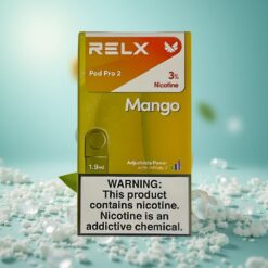 RELX Pod Pro 2 600 Puffs Mango Buzlu Nikotin İçeriği:%3