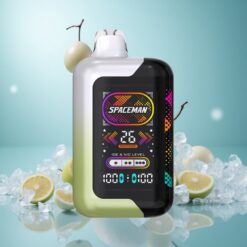 SMOK SPACEMAN SP40000 Beyaz Üzüm Buz 40000 Puffs Ekranlı Tek Kullanımlık Vape