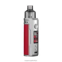 VOOPOO DRAG S kapsül mod seti gümüş kırmızı - VOOPOO vape Türkiye F86PP202